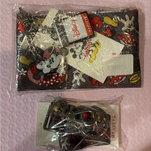 Harvey’s Seatbelt Disney I Love You To Pieces Mickey and Minnie Mouse / NEW